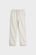 WASH STRAIGHT — Pantalon coupe droite en molleton lavé