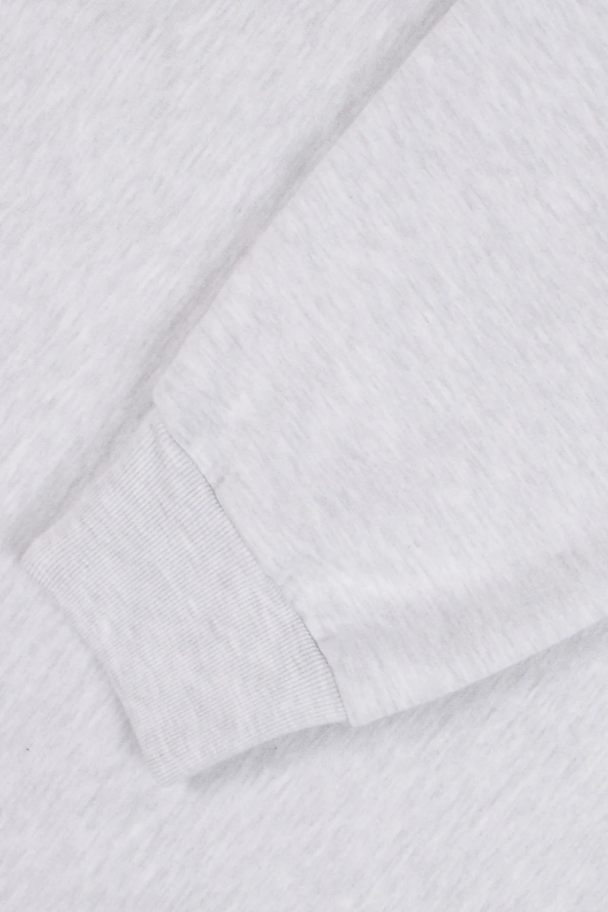 GYM CREW — Sweat col rond oversize en molleton épais - Ice Marl