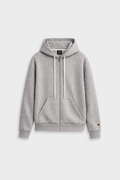 ICONIC ZIP UP — Veste zippée à capuche en molleton - Grey Marl