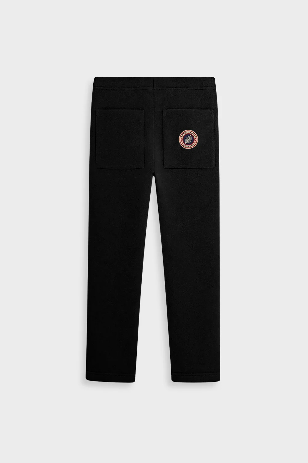 ICONIC STRAIGHT — Pantalon coupe droite en molleton - Black