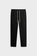 ICONIC STRAIGHT — Pantalon coupe droite en molleton - Black