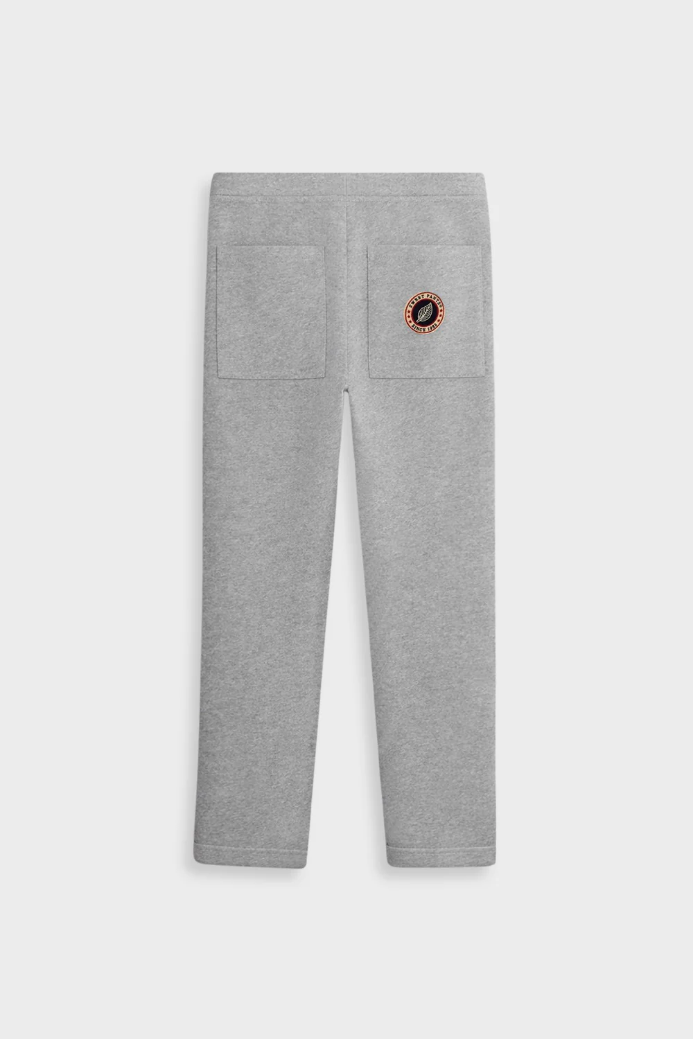 ICONIC STRAIGHT — Pantalon coupe droite en molleton - Grey Marl