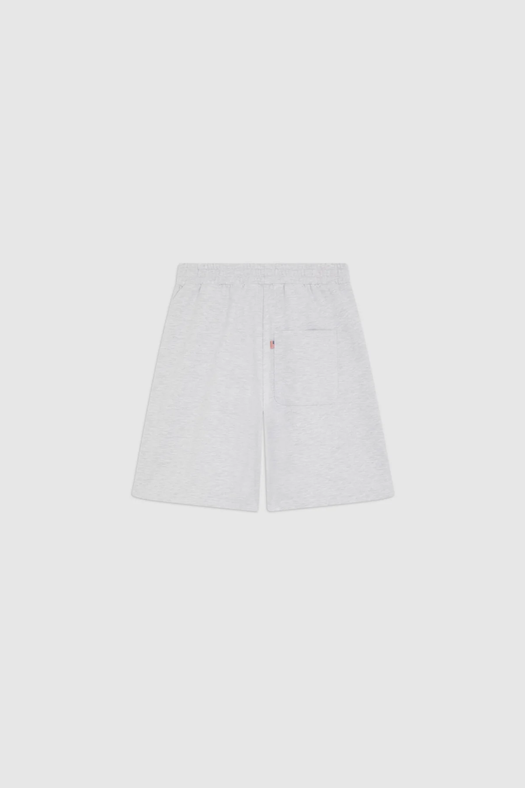 GYM SHORT — Short droit en molleton oversize - Ice Marl
