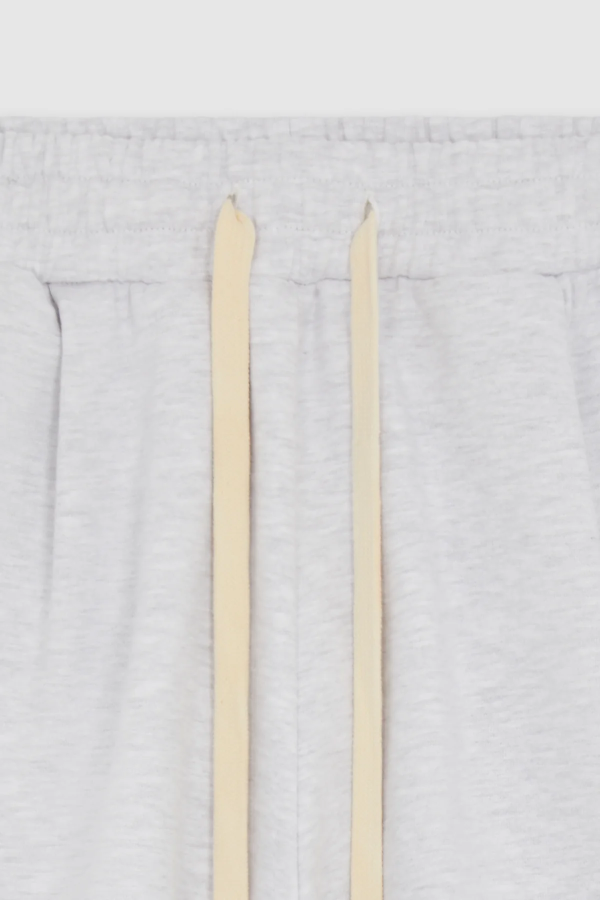 GYM SHORT — Short droit en molleton oversize - Ice Marl