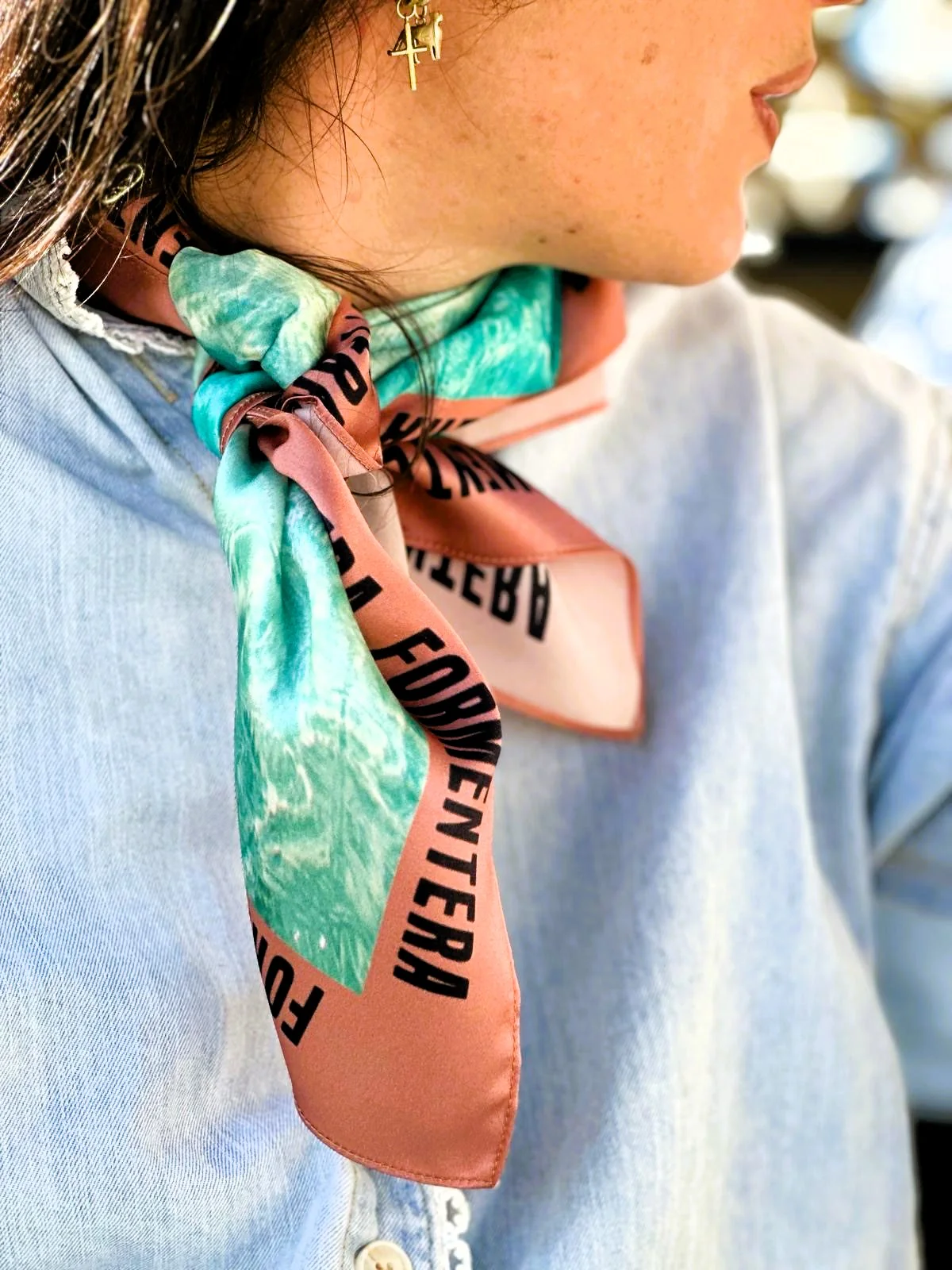 FORMENTERA - FOULARD DESTINATION - SOIE