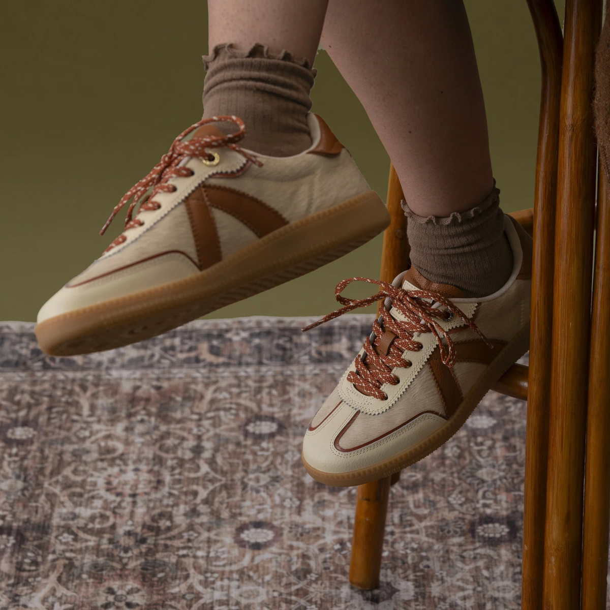 Baskets Elite Classic Tan - Cognac