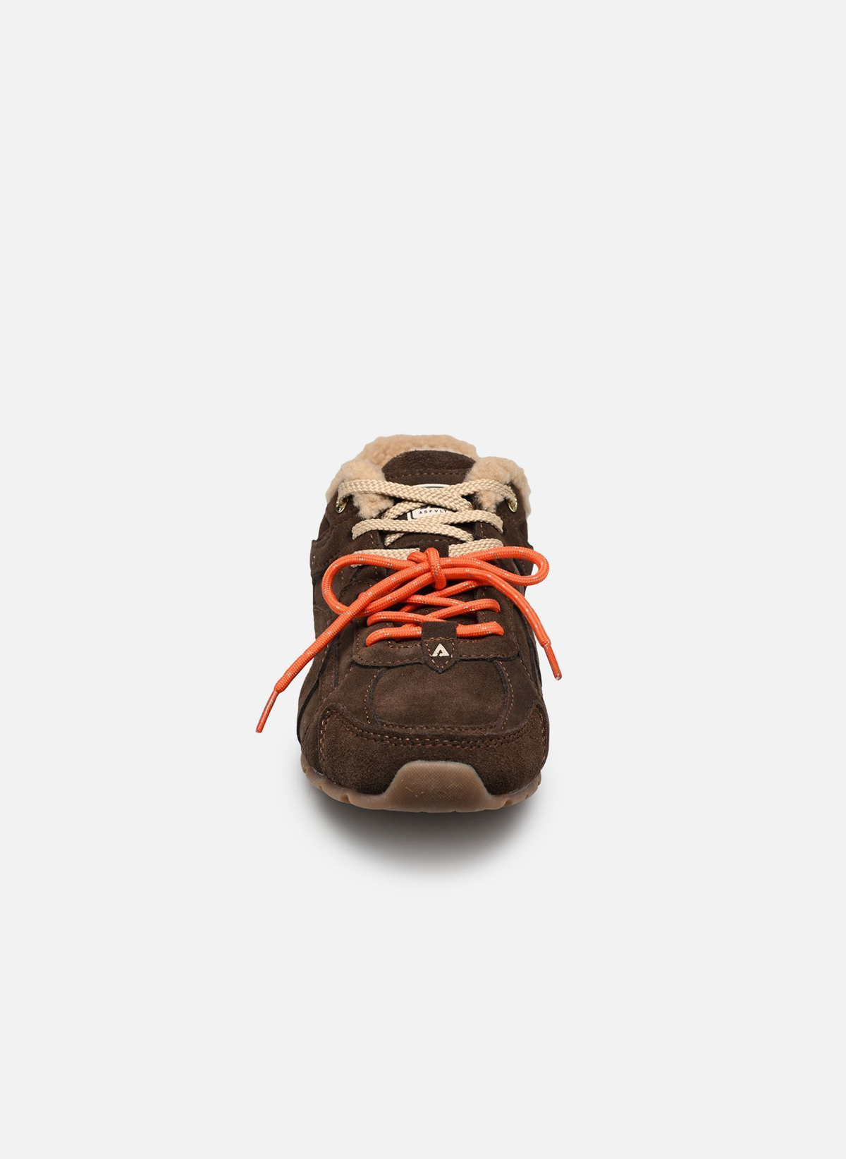 City Run Flat Dark Brown - Sherpa