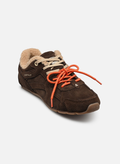 City Run Flat Dark Brown - Sherpa