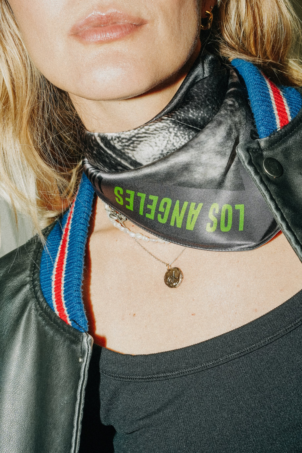 LOS ANGELES - FOULARD DESTINATION - SOIE