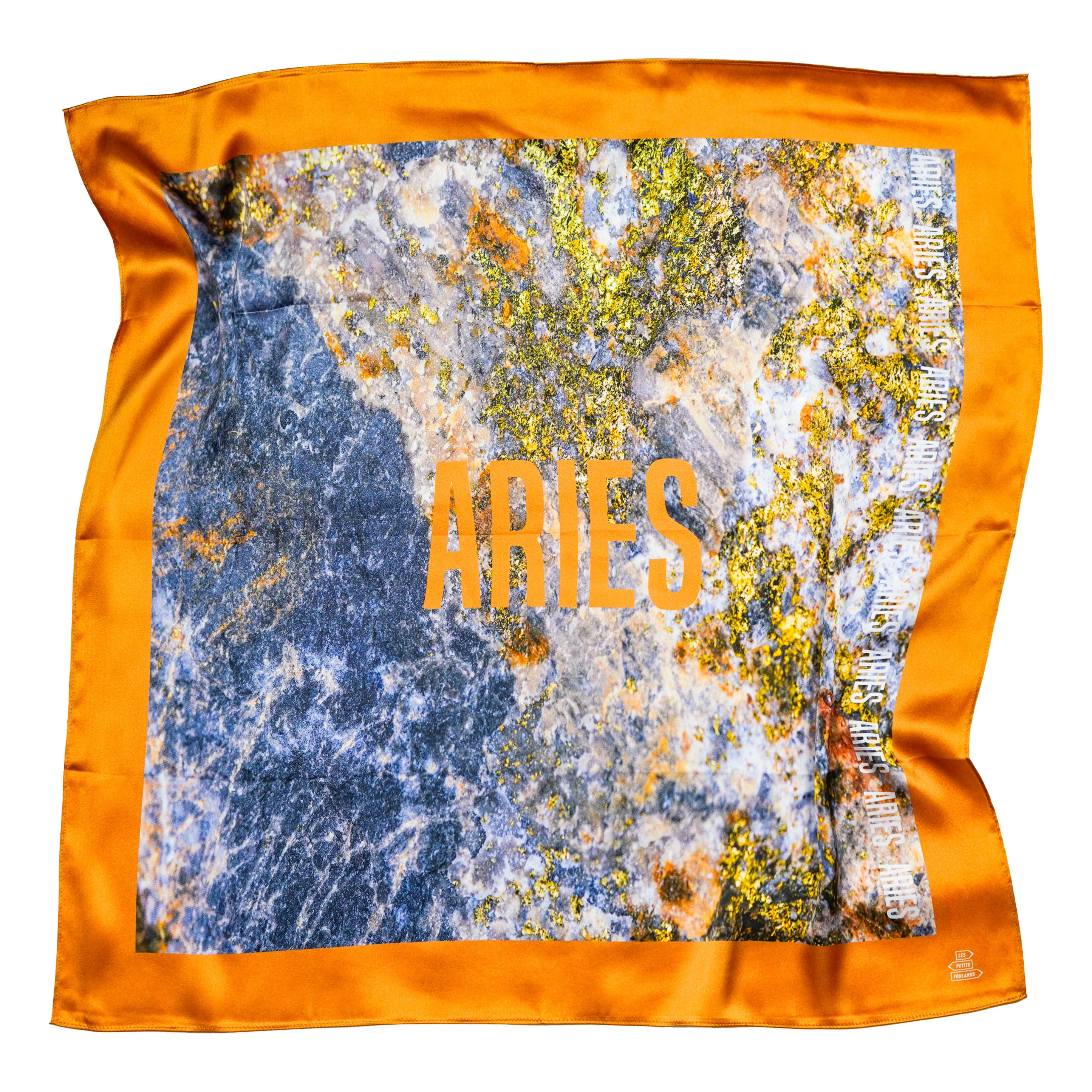 Foulard Aries (Bélier) — Sodalite - soie