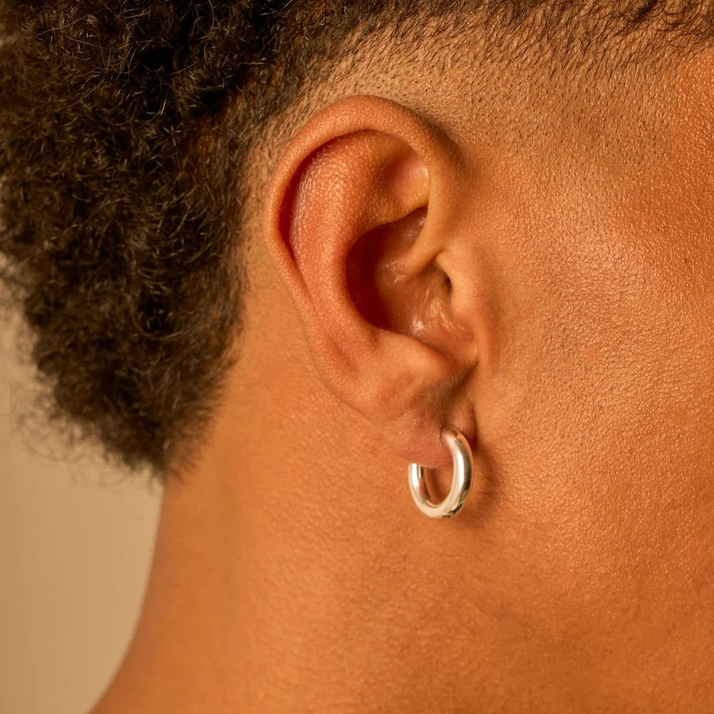 L'Anneau Argent 4.0 - Boucle d'Oreille