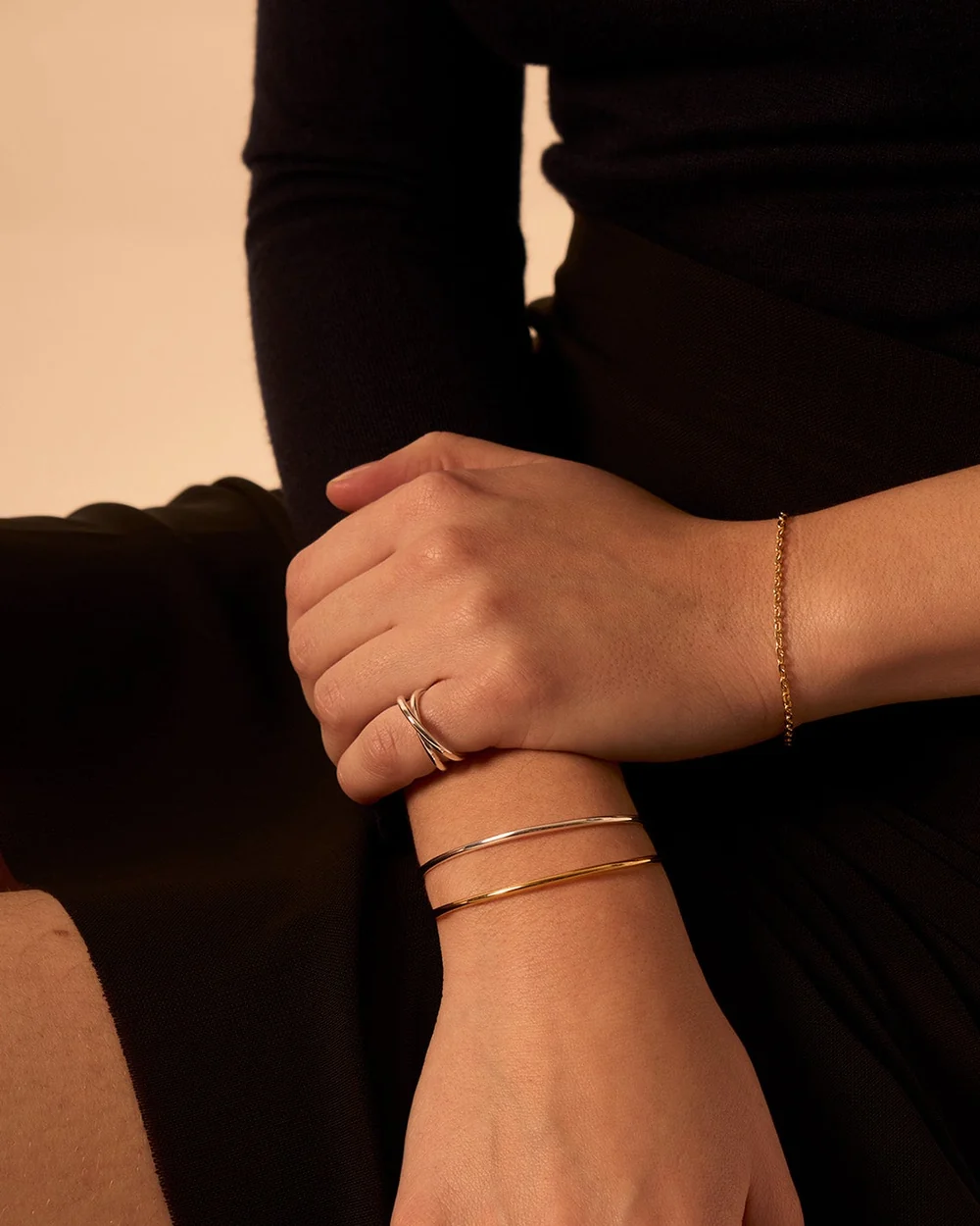 La Bague Double Spirale Argent 2.0