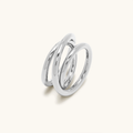 La Bague Triple Spirale Argent 3.0