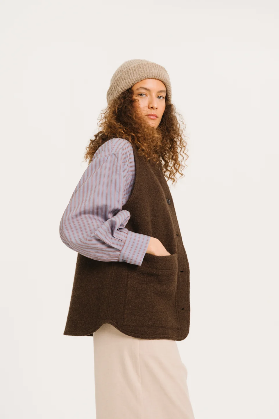 Gilet Antonia – Choco