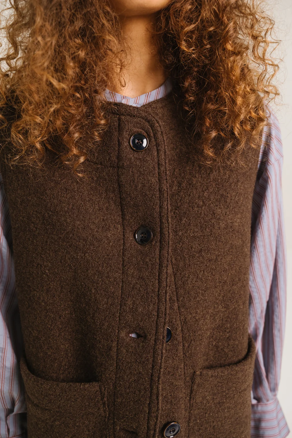 Gilet Antonia – Choco