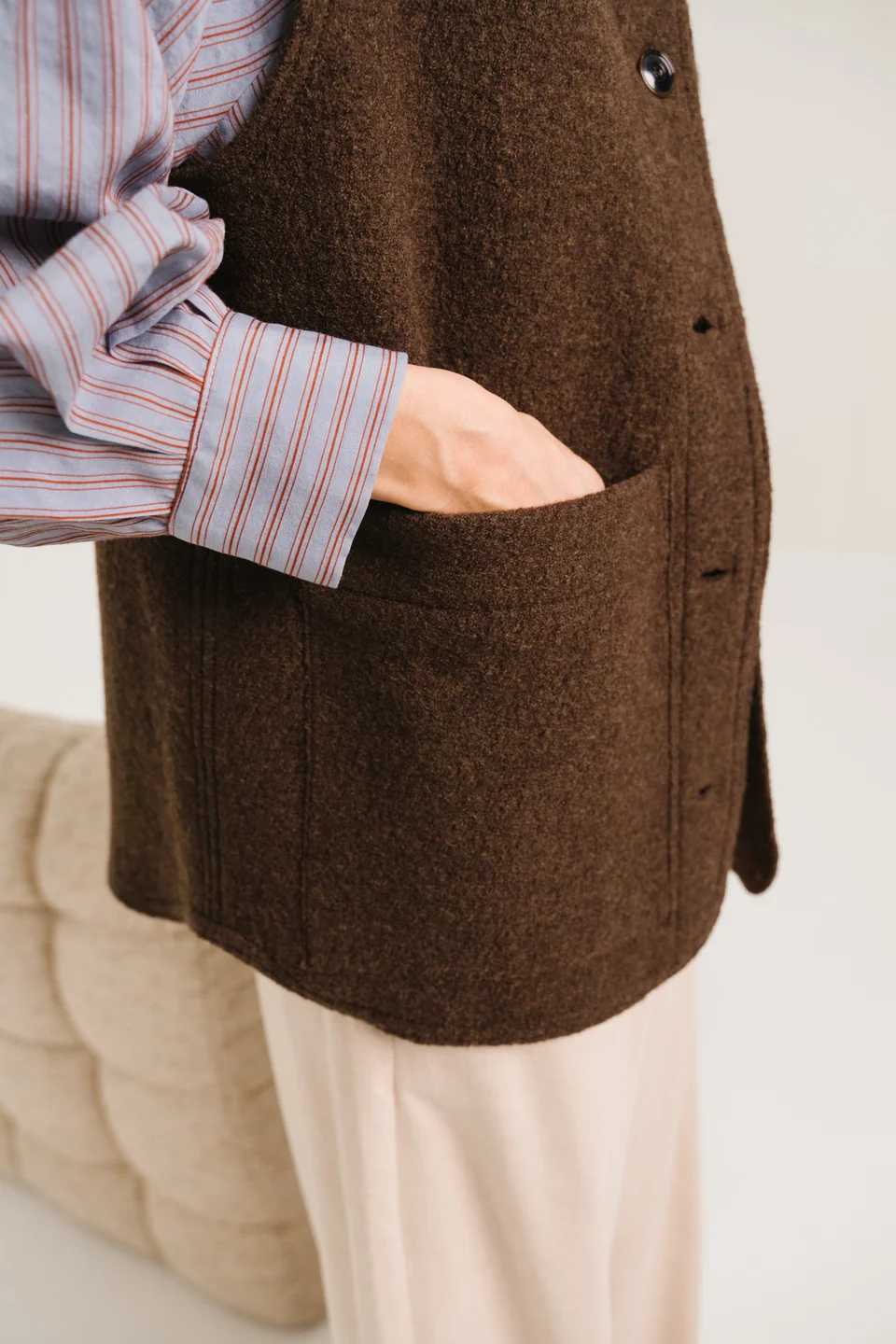 Gilet Antonia – Choco