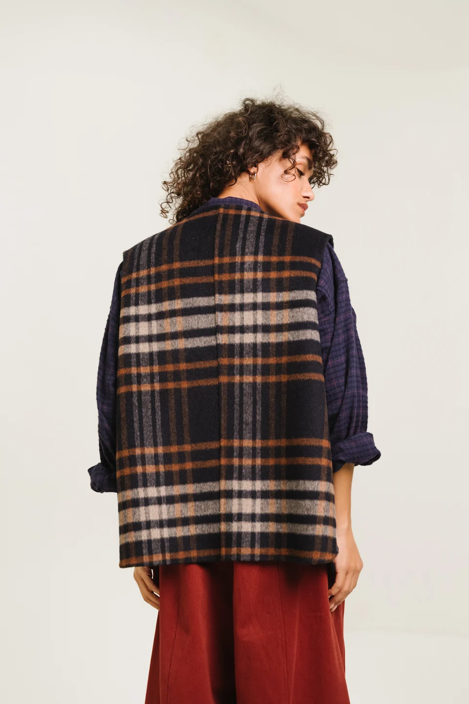 Gilet réversible Antonia – Check