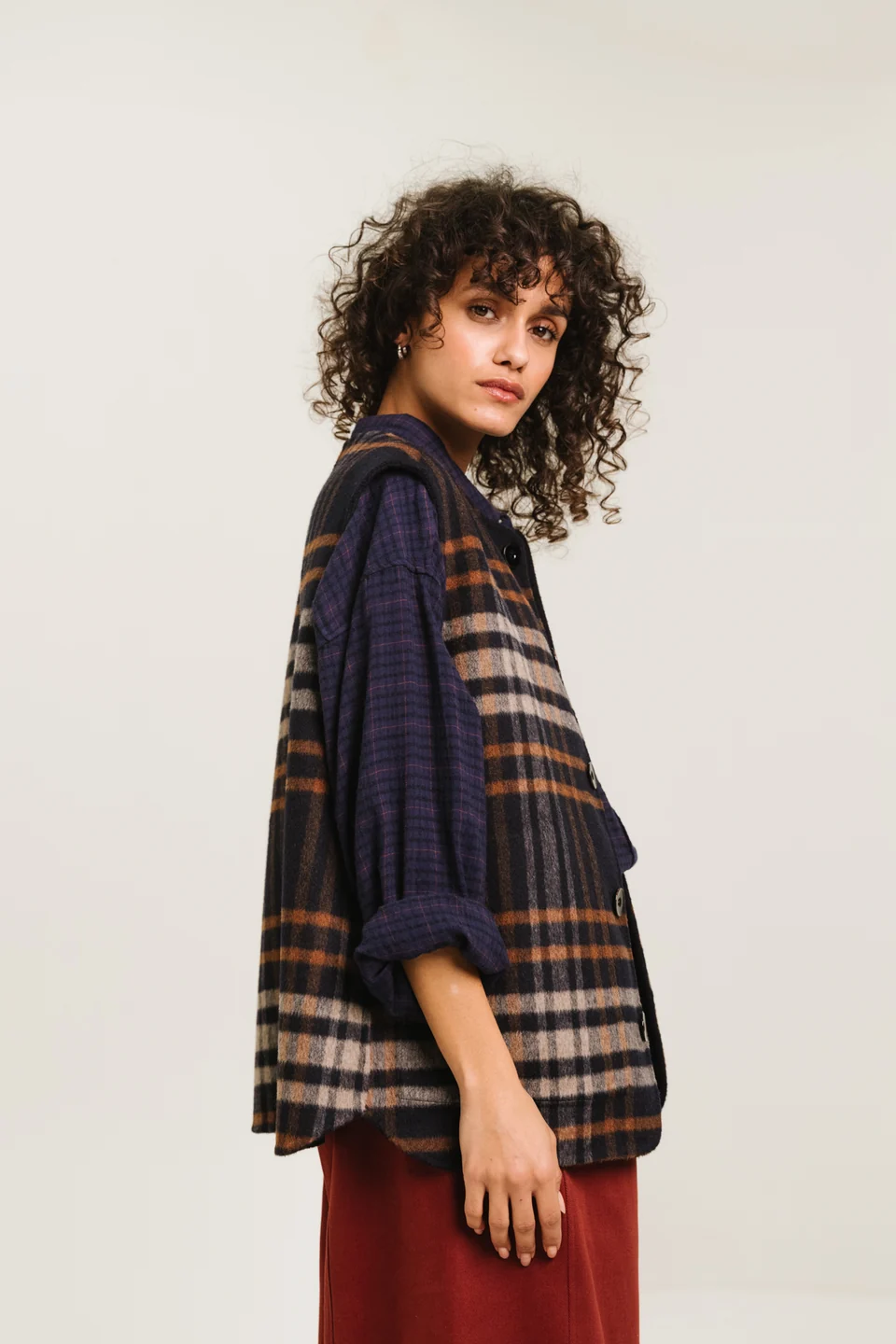 Gilet réversible Antonia – Check