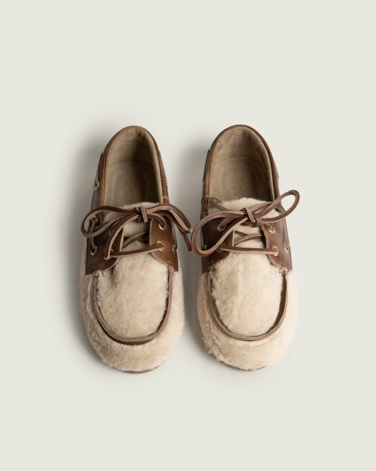 Boat Loafer Alpina -  Light Taupe & Brown