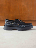 Benthe - Chaussure bâteau - Noir Passion