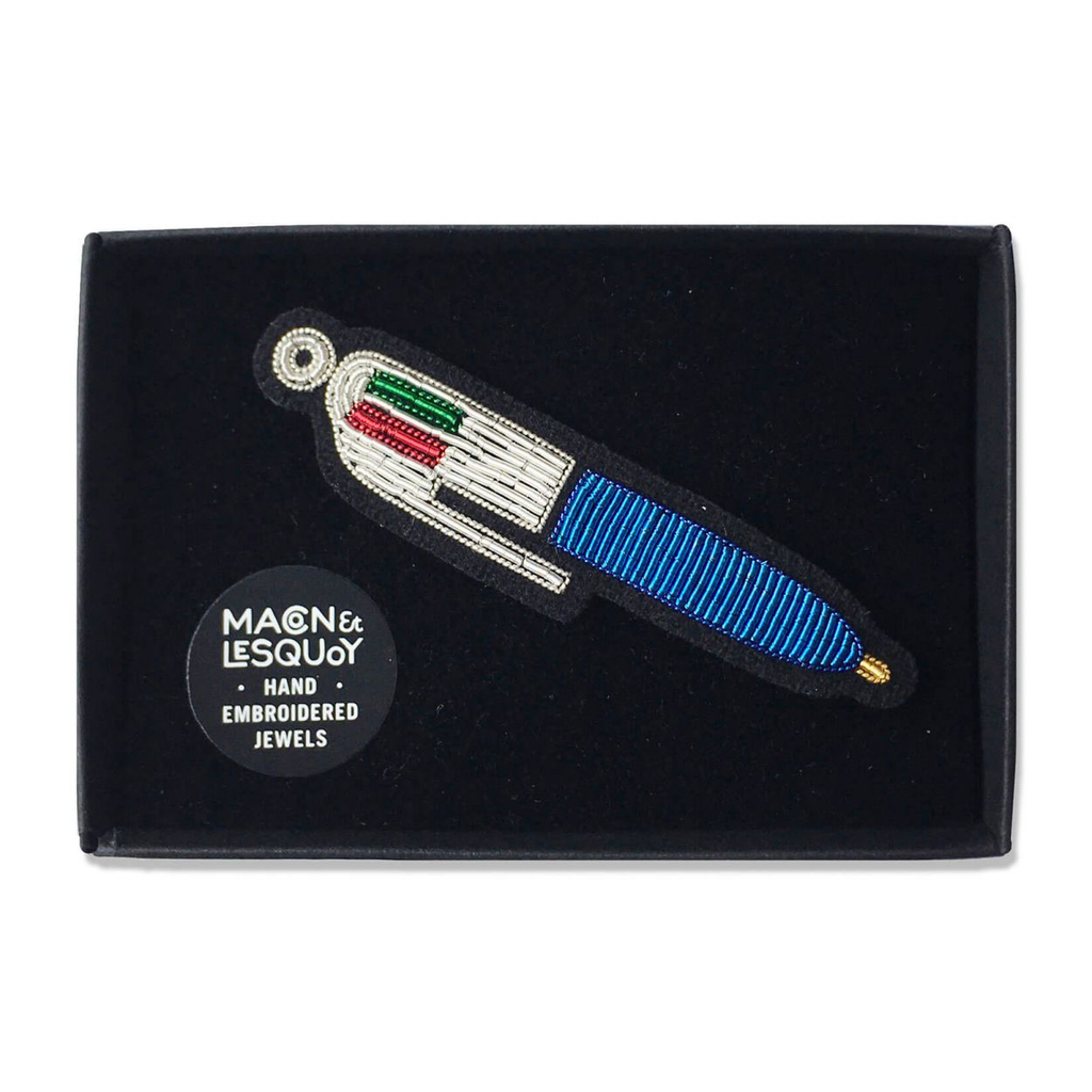 BROCHE STYLO 4 COULEURS - COLLAB' BIC