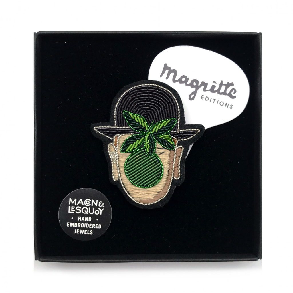 BROCHE VISAGE POMME - COLLAB' MAGRITTE
