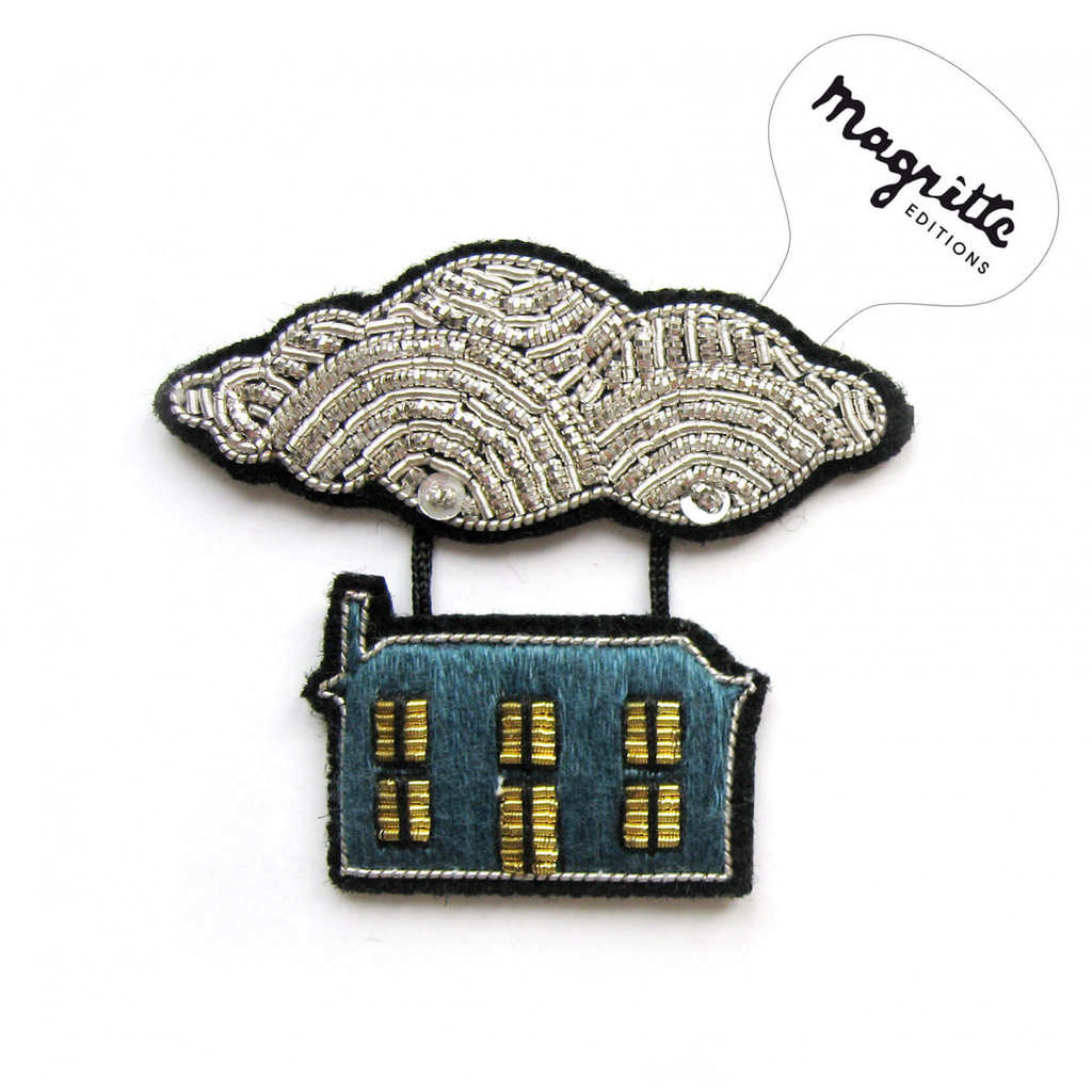 BROCHE MAISON VOLANTE - COLLAB' MAGRITTE