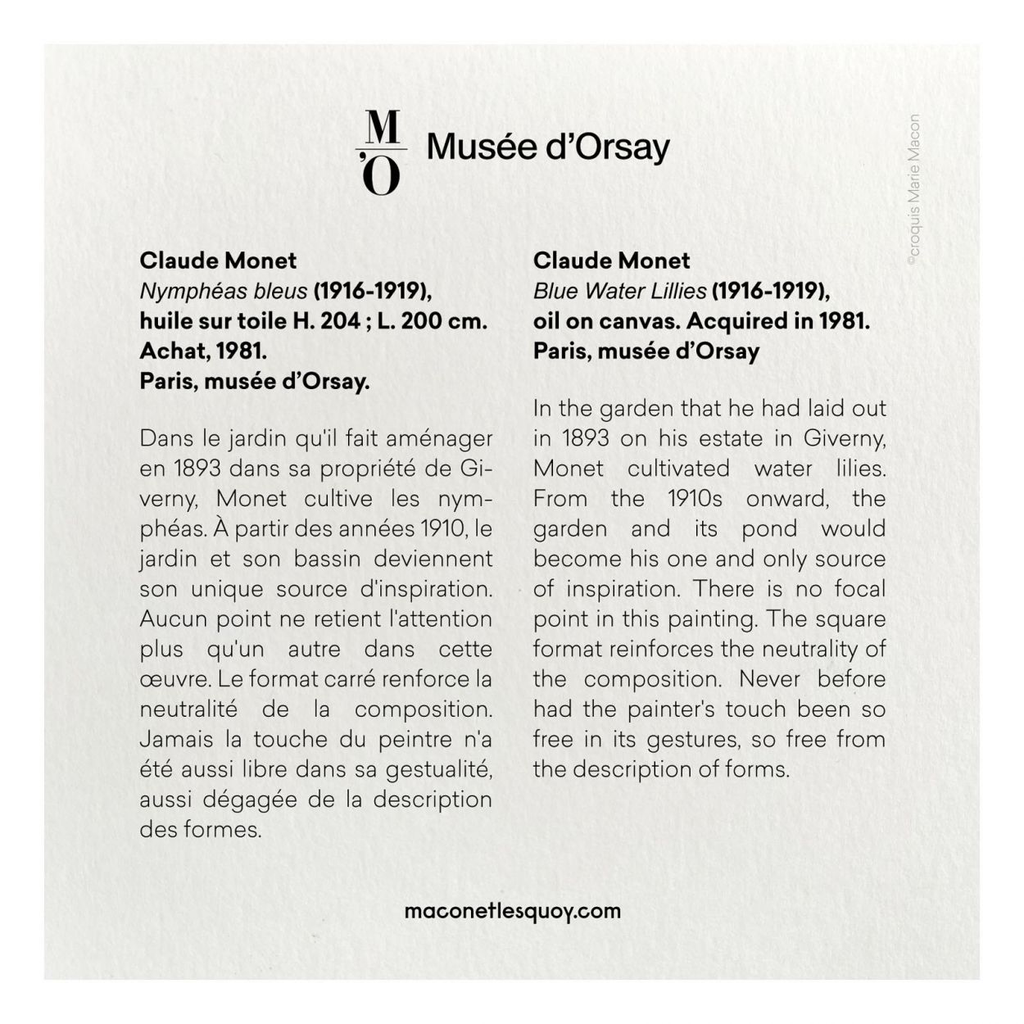 BROCHE NYMPHÉA - COLLAB' MUSÉE D'ORSAY