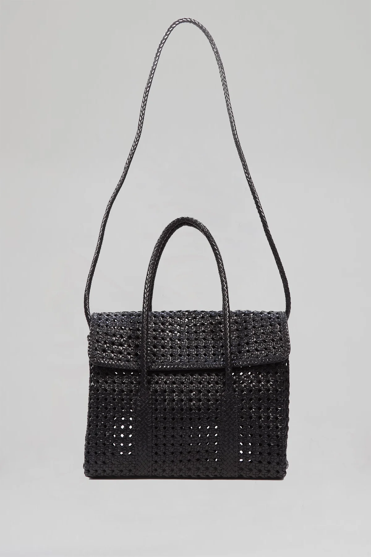 VIOLETTE PETIT CUIR - SAC TRESSE