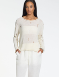 Pull Ajouré – Sans Couture - Craie