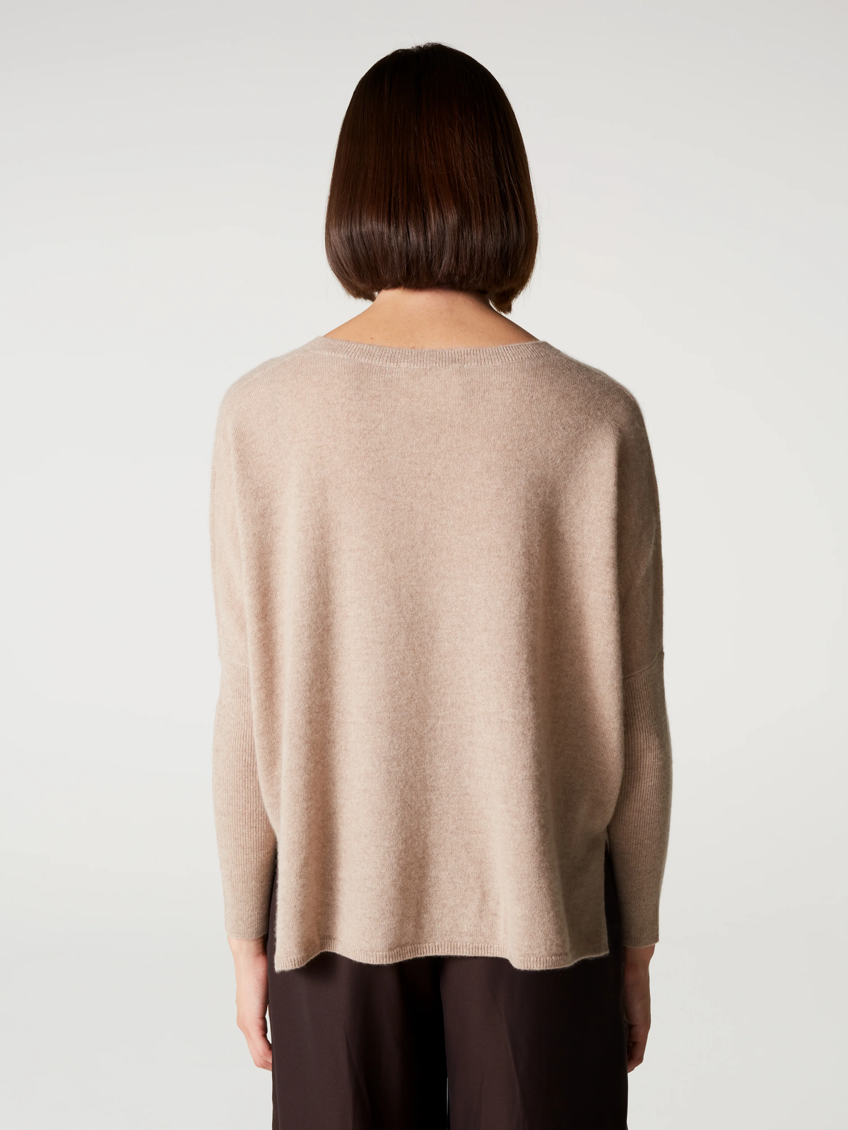 PULL PONCHO CAMILLE - CHESTNUT