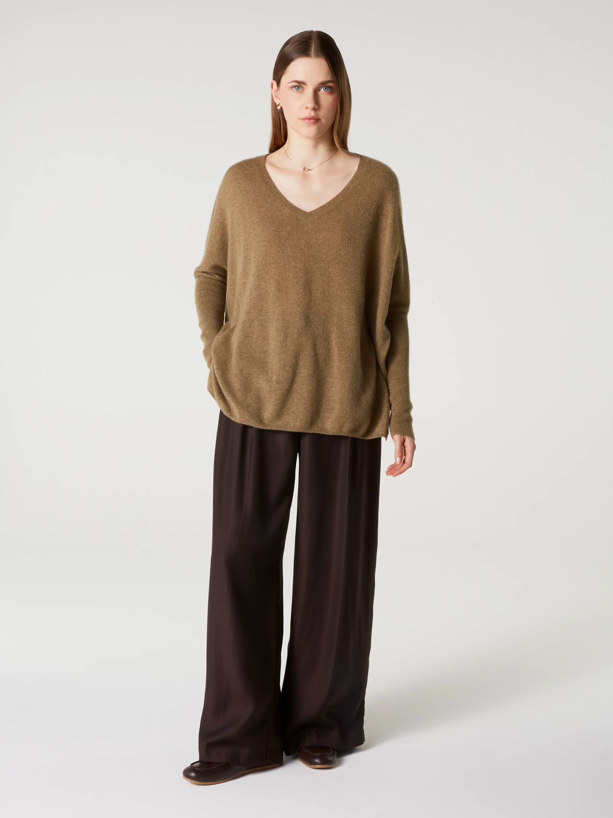 PULL PONCHO CAMILLE - BRONZE