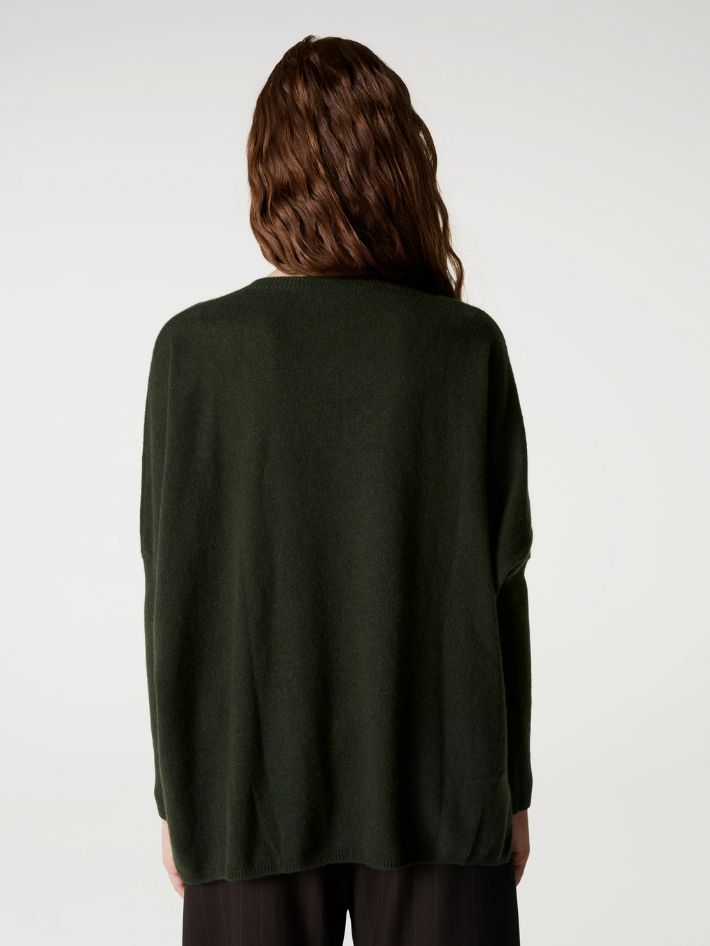 PULL PONCHO CAMILLE - DARK ARTICHOKE