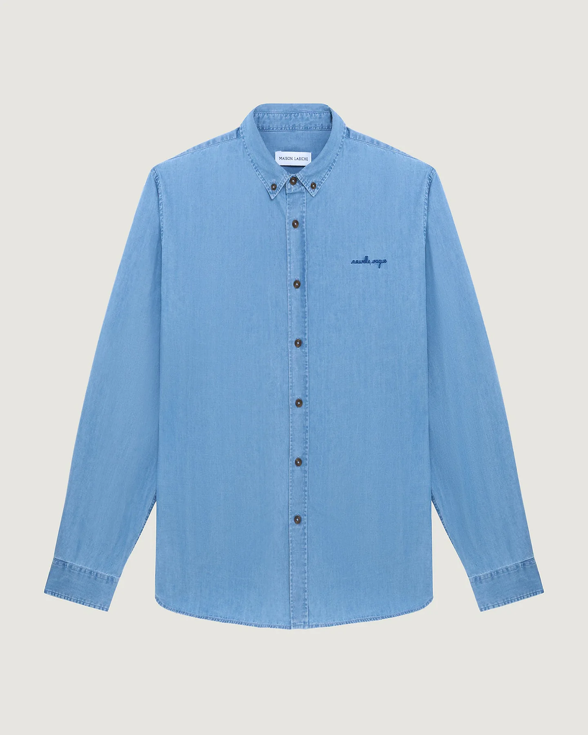 Chemise Malesherbes Nouvelle Vague - Twill Denim — Chambray Bleached