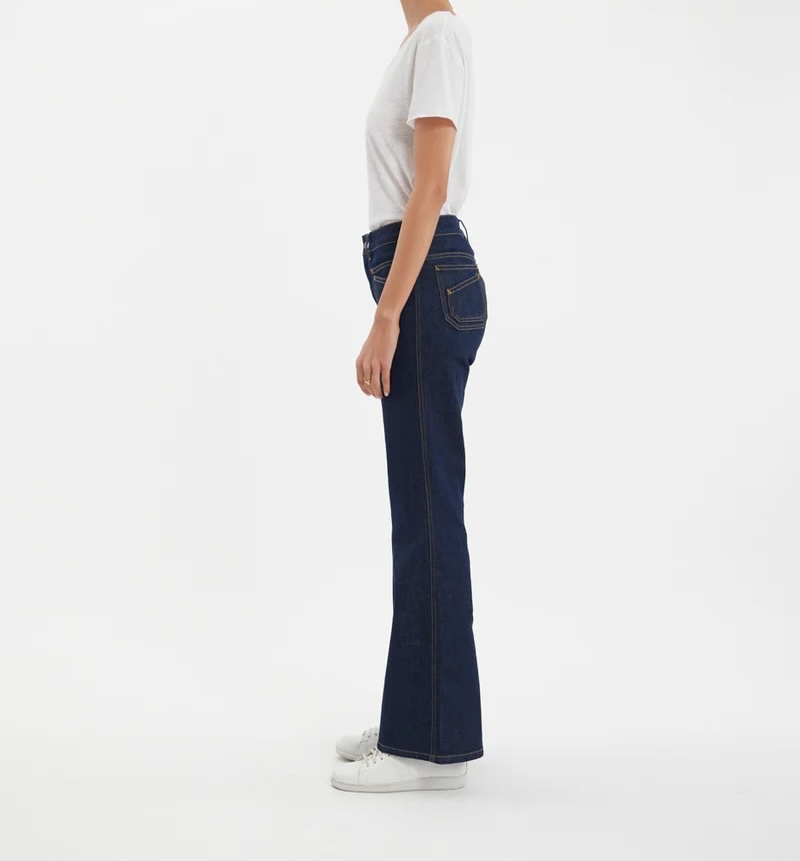Jean Rick – Coupe Flare × Atelier Notify - Blue Navy