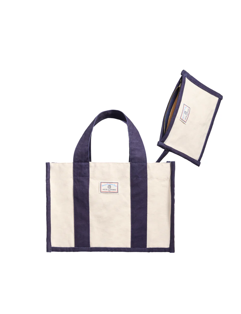 Sac Cabas Alicia – Bleu Marine (Taille S)