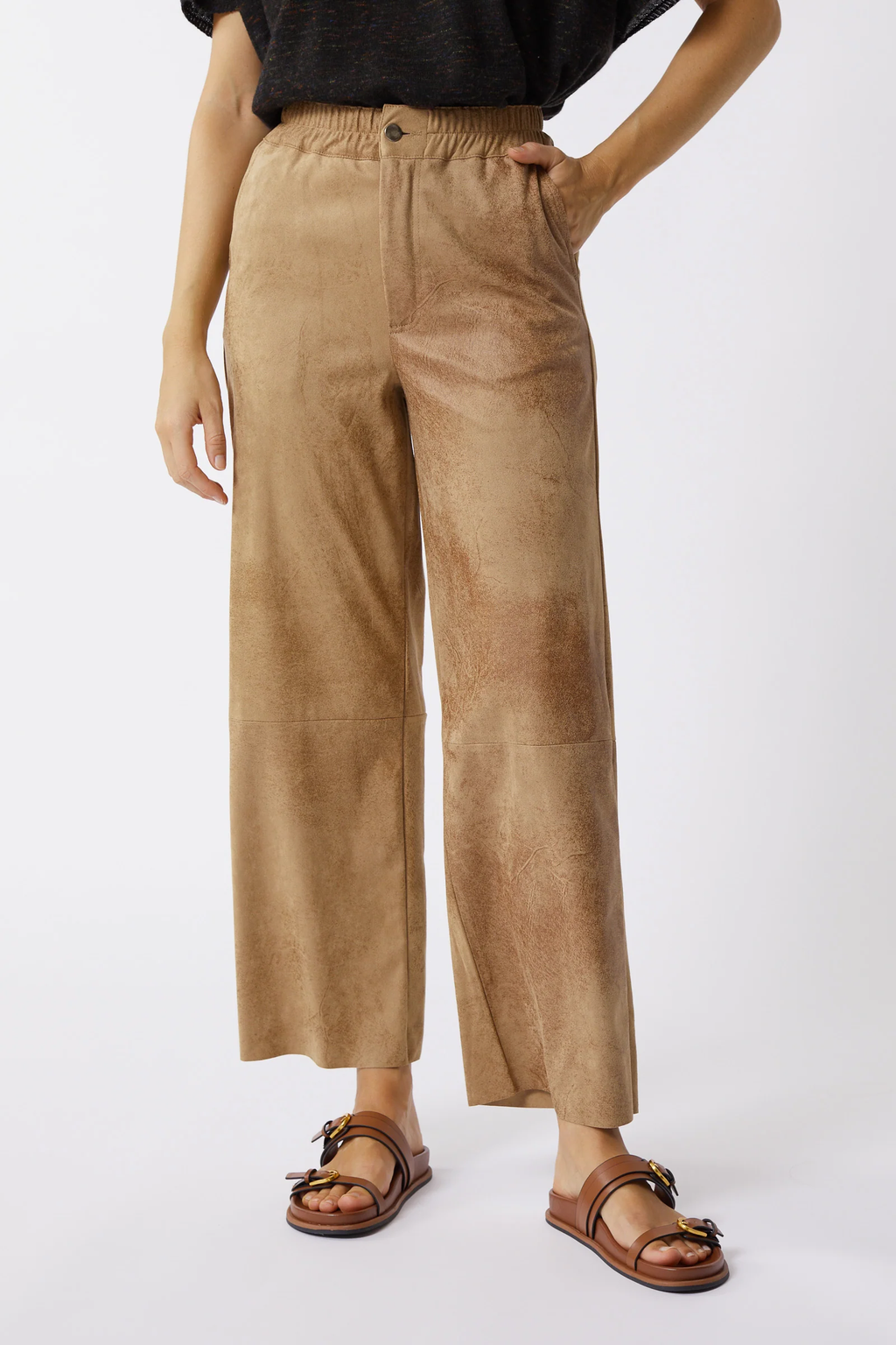 BOBY VEGAN - PANTALON SUEDE