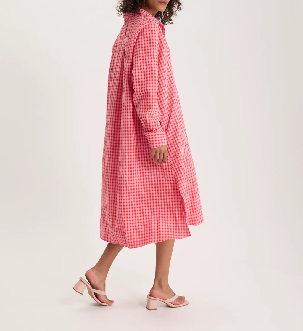 Robe Noella – Vichy Red Pink