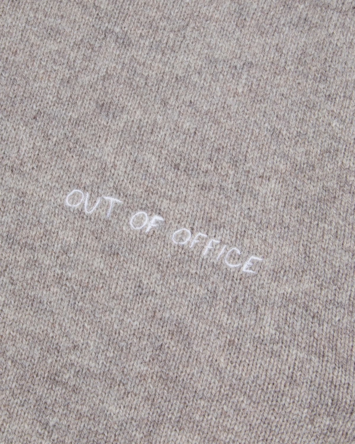 Pull Grand Cerf Out of Office - Laine d'agneau — White Cru