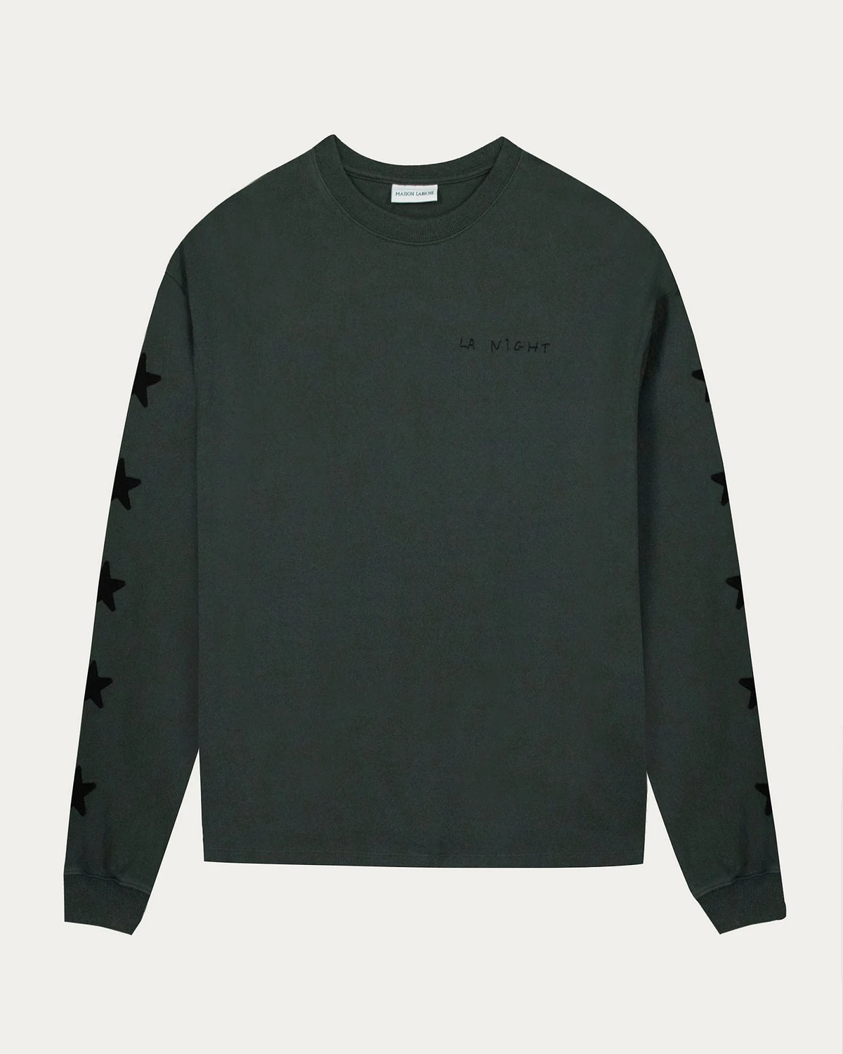 Sweatshirt Manhes At The End Of The Night — Army Green