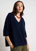 MARTINETTIE - PULL COL V - CACHEMIRE