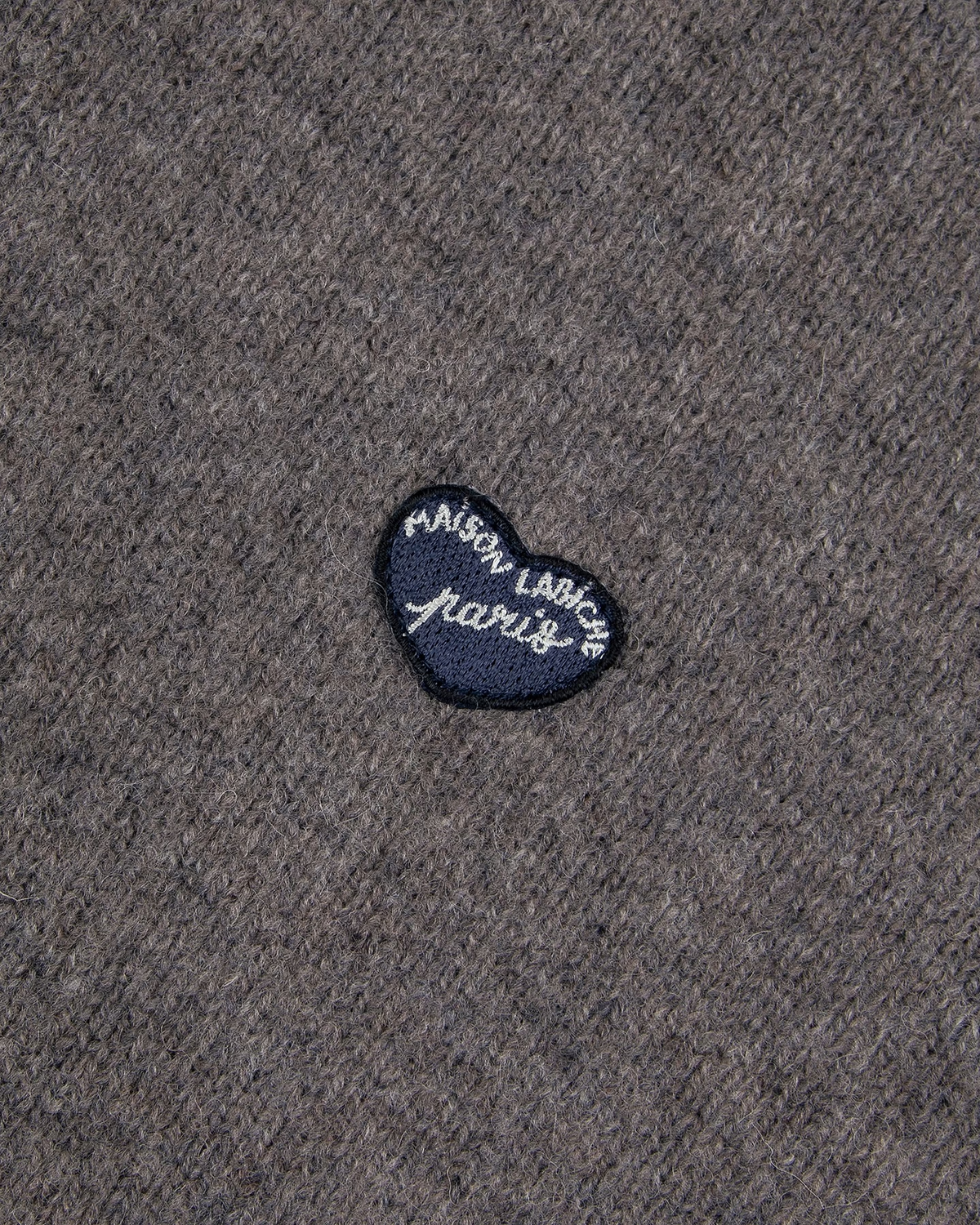 Pull Delepine Patch Cœur - Laine d'agneau — Mini Patch Cœur Paris