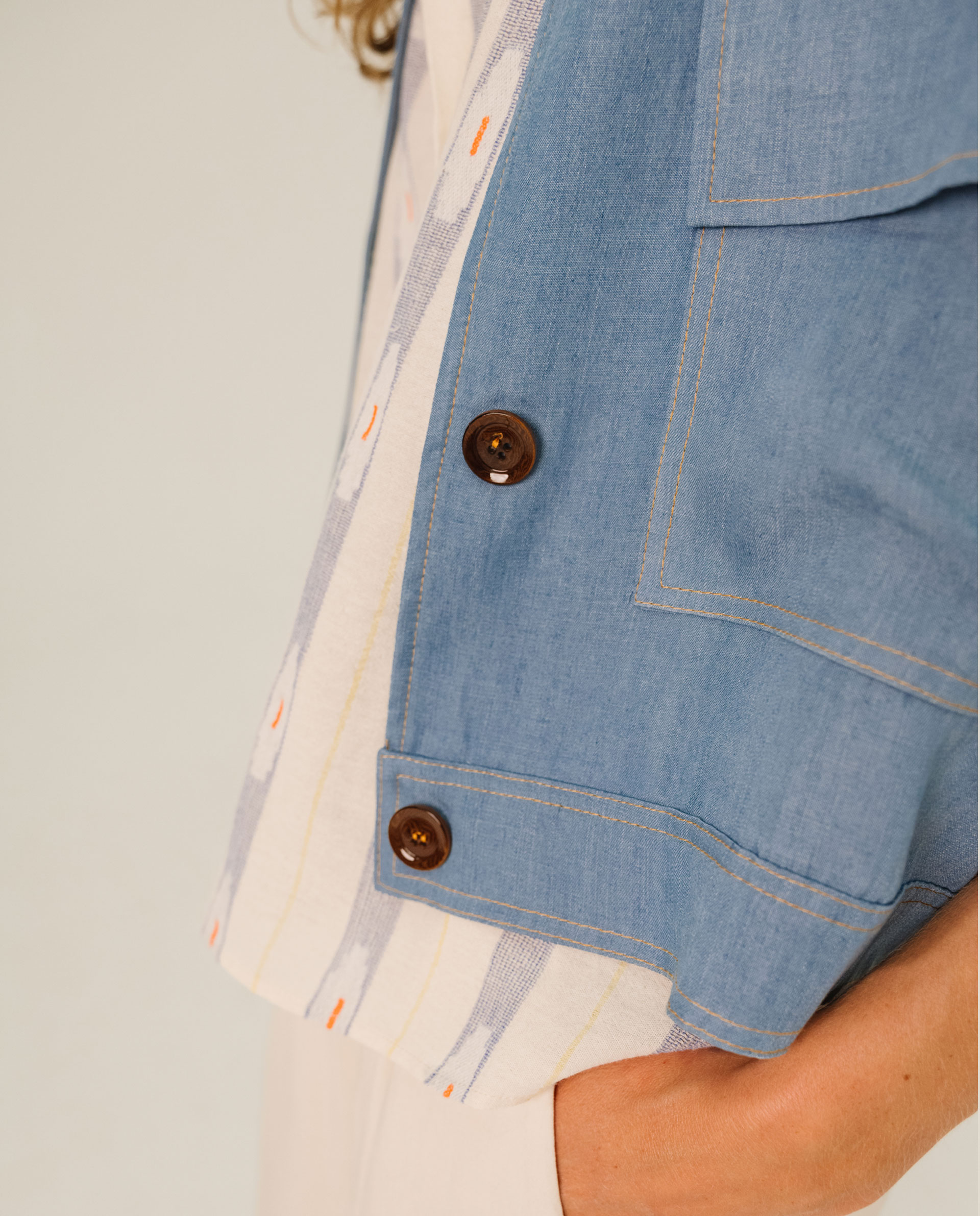 Chemise Etienne – Indigo (esprit veste)