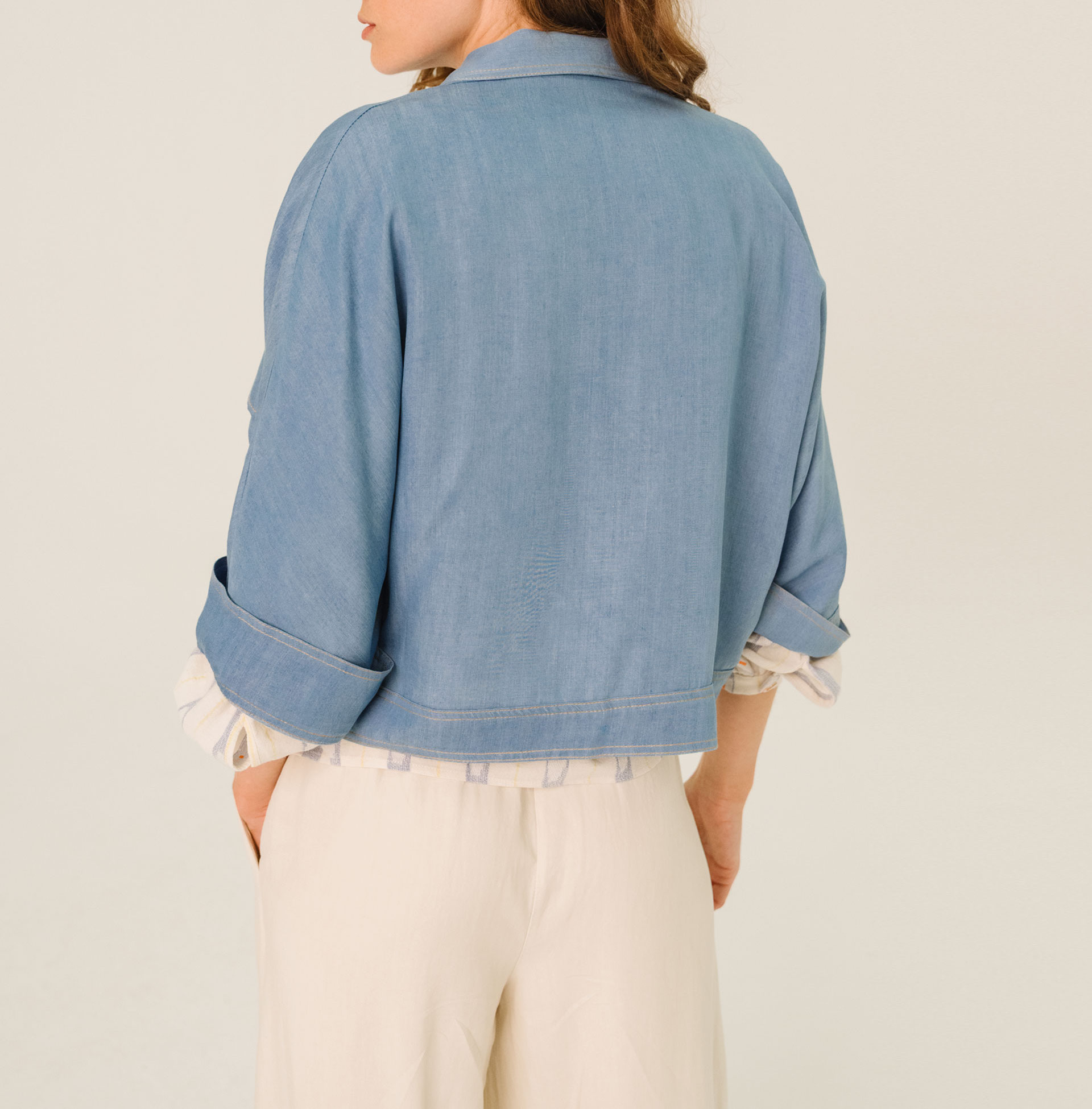 Chemise Etienne – Indigo (esprit veste)