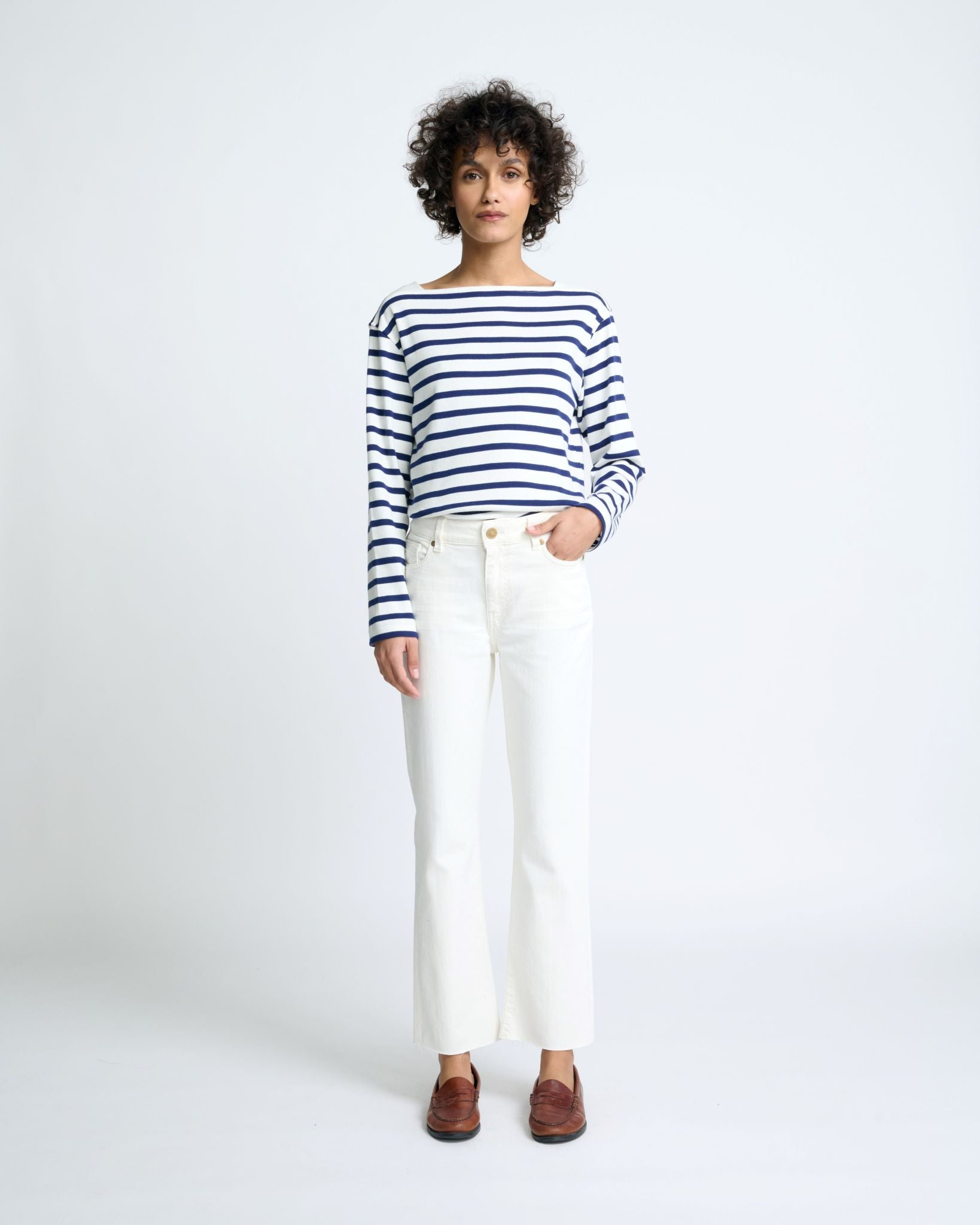 JODIE BOOTCUT - JEANS - WASH ECRU