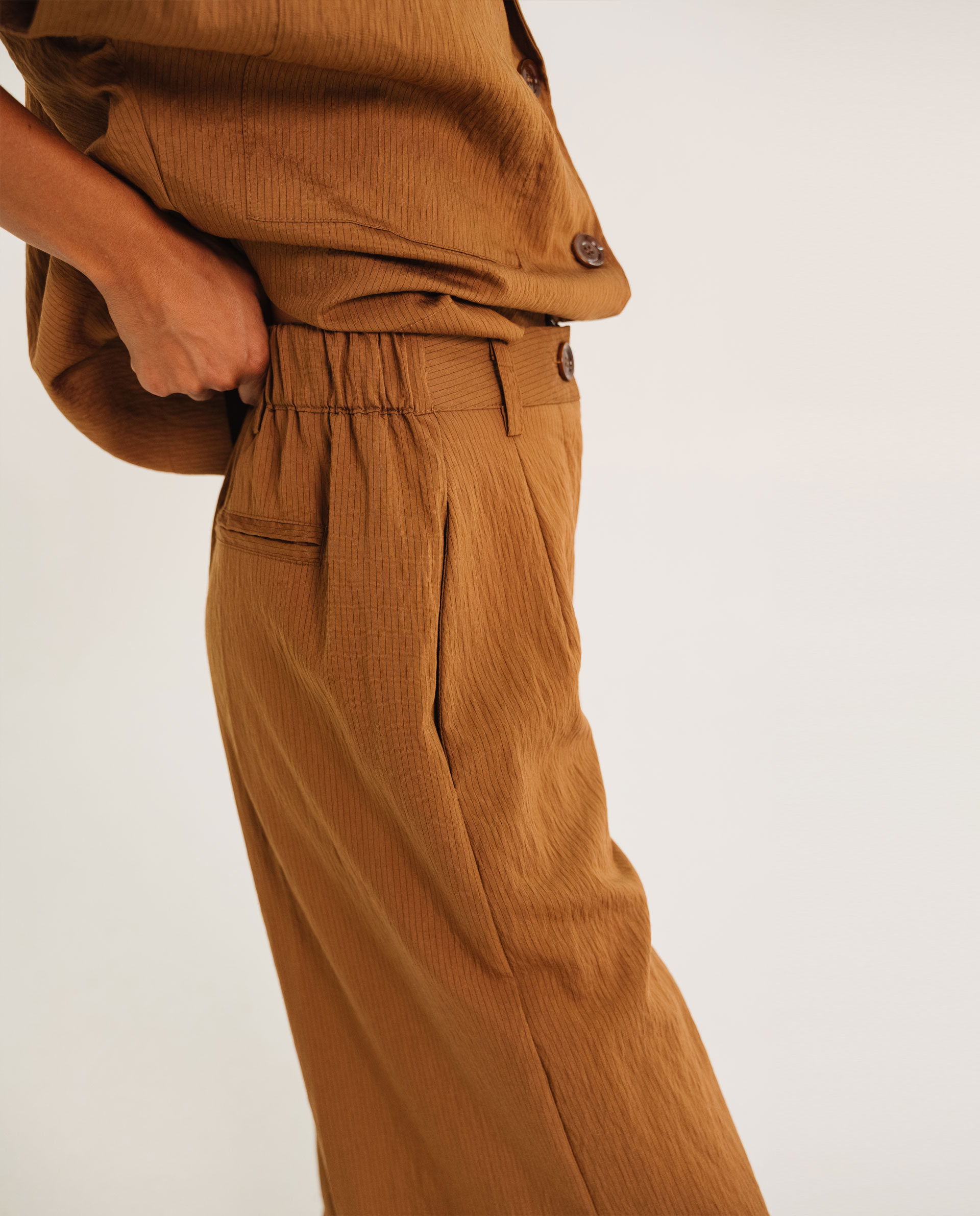 Pantalon Ejaz – Noisette