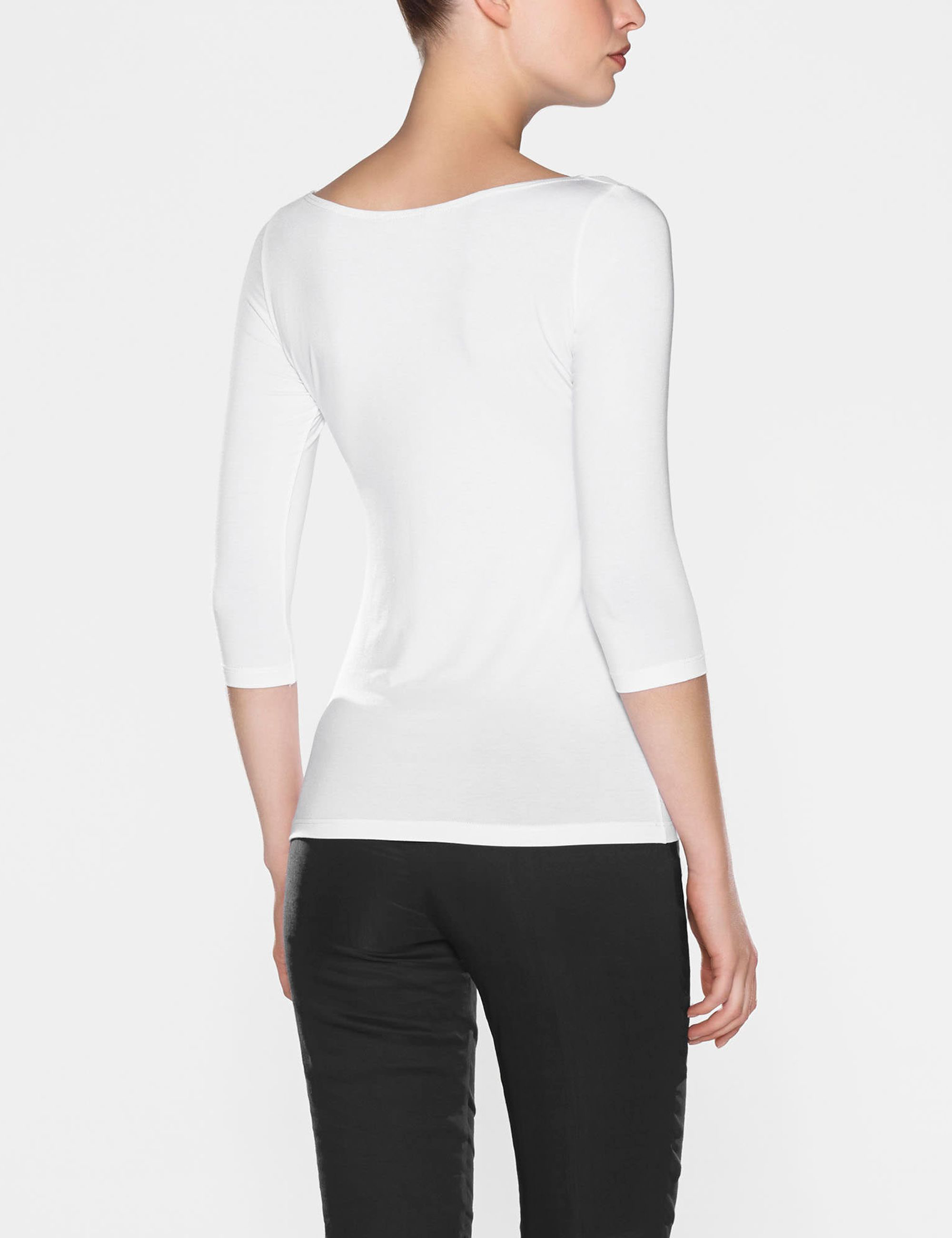 T-shirt Aleisha — Stretch Modal — Blanc