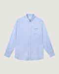 Chemise Carnot Out of Office — Lin — Linen Light Blue