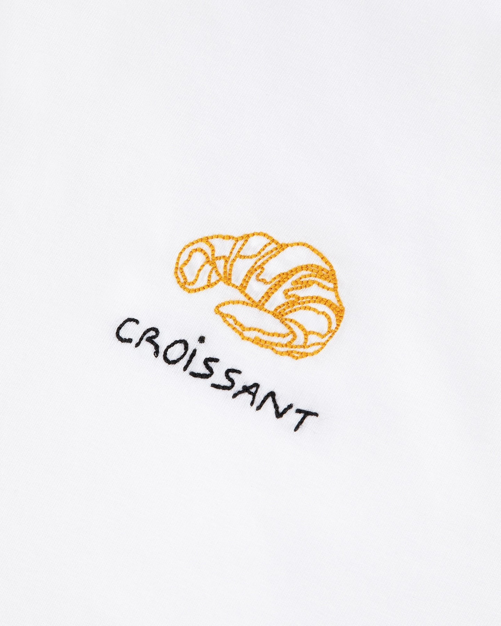 T-shirt Popincourt Croissant — Blanc
