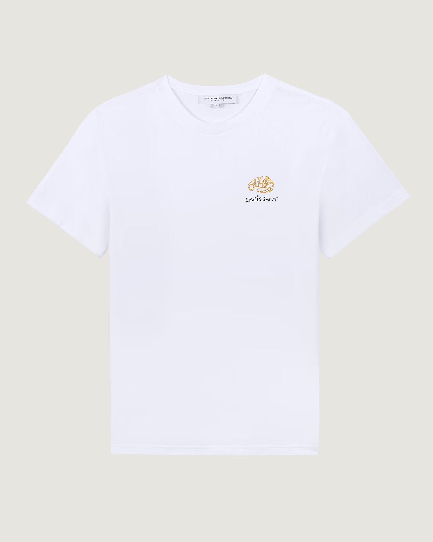 T-shirt Popincourt Croissant — Blanc